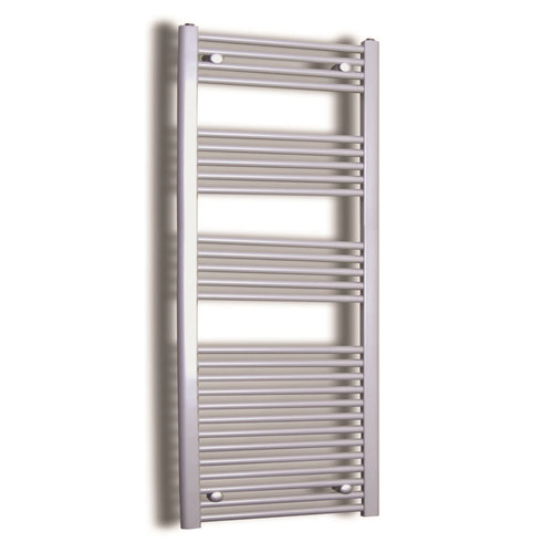 Elektrische Design Radiator Sanicare Plug & Play 172x45 cm Inox Look 920 Watt Met Chroom Thermostaat Links 