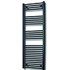 Sanicare Elektrische Design Radiator Sanicare Plug & Play 172x45 cm Mat Zwart 920 Watt Met Chroom Thermostaat Links