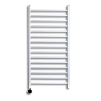 Elektrische Radiator Sanicare Qubic 126.4x60 cm Wit Met Zwarte Thermostaat 773 Watt