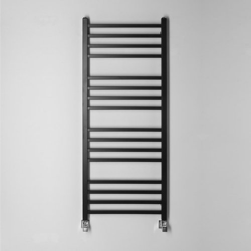 Handdoekradiator Sapho Metro 50x120 cm 386 Watt Mat Zwart 