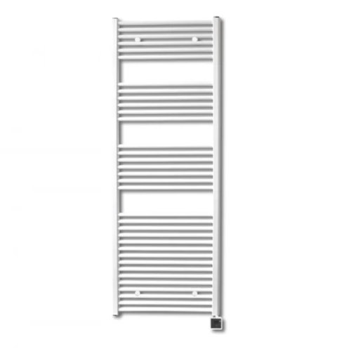 Elektrische Design Radiator Sanicare Plug & Play 172x45 cm Wit 596 Watt Met Chroom Thermostaat En Bluetooth Links 