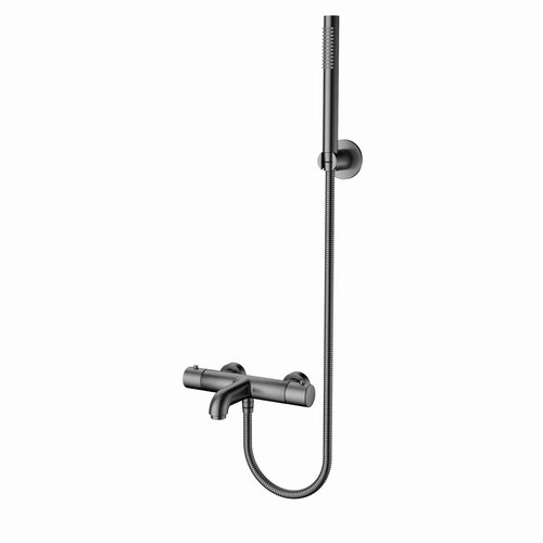 Bad/Douchekraan Aquasplash Colorato Opbouw Thermostatisch Gunmetal 