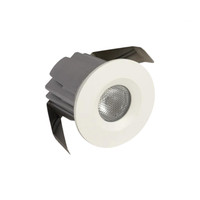 Inbouw Led-Spot Bellezza Bagno Simon IP44 3000 Kelvin 4,2x3,6x3,6 cm XPE Mat Wit