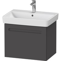 Wastafelkast Duravit No.1 Met 1 Lade 59x42.6x47.8cm Met Geïntegreerde Greep Mat Grafiet