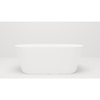 Arcqua Vrijstaand Ligbad Arqua Crosstone Evi Solid Surface 180x80x57 Mat Wit