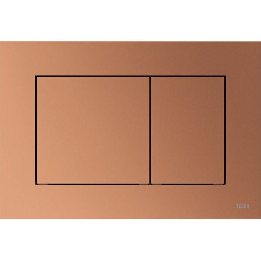 Bedieningsplaat Toilet TECE Now Kunststof Geborsteld Rood Brons