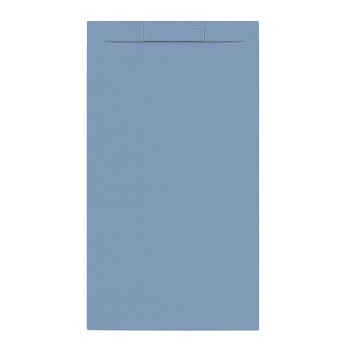 Douchebak + Sifon Allibert Rectangle 160x90 cm Mat Blauw Balt 