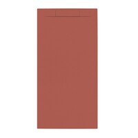 Douchebak + Sifon Allibert Rectangle 160x80 cm Mat Rood Terracotta