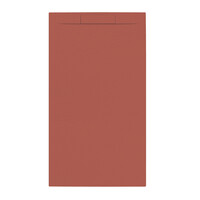 Douchebak + Sifon Allibert Rectangle 160x90 cm Mat Rood Terracotta