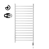 Sanicare Radiator Sanicare Qubic Met Wifi 126,4 x 60 cm Wit Met Thermostaat Chroom