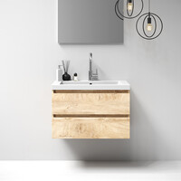 Meubelset Brauer Solution 80 Sahara 2 Lades Met Wastafel Foggia Mat Wit 1 Kraangat