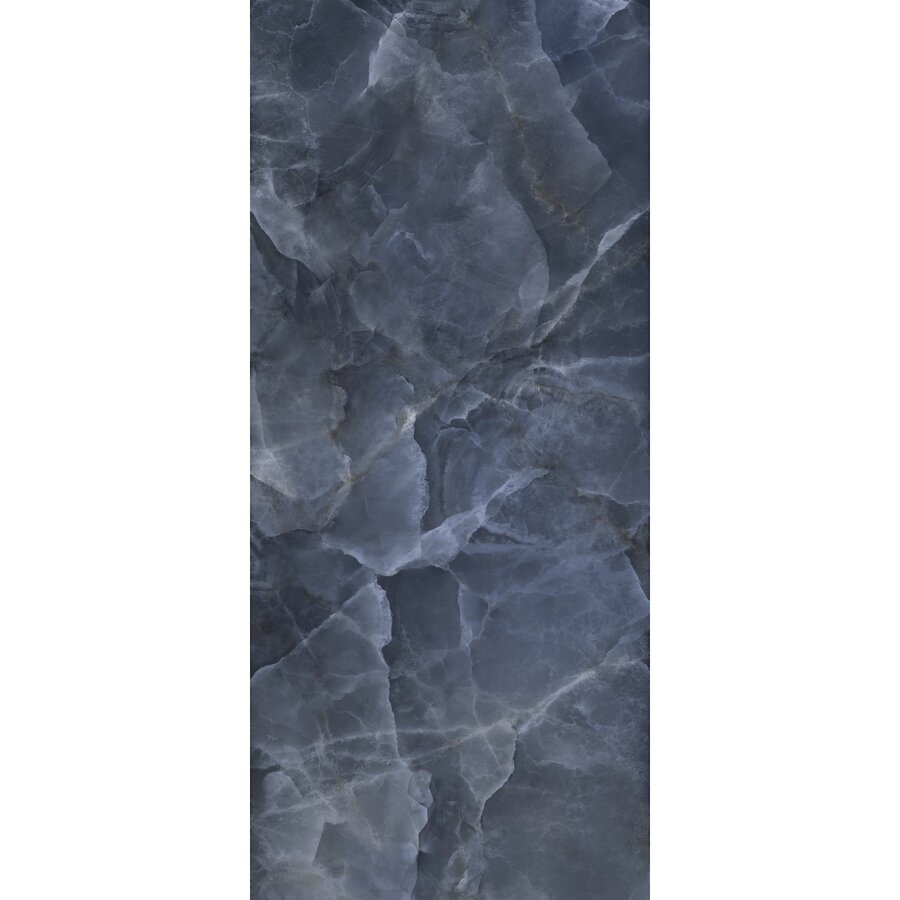 Vloer- en Wandtegel Energieker Ekxtreme 120x270 cm Glanzend Onyx Blue (Prijs per M2)