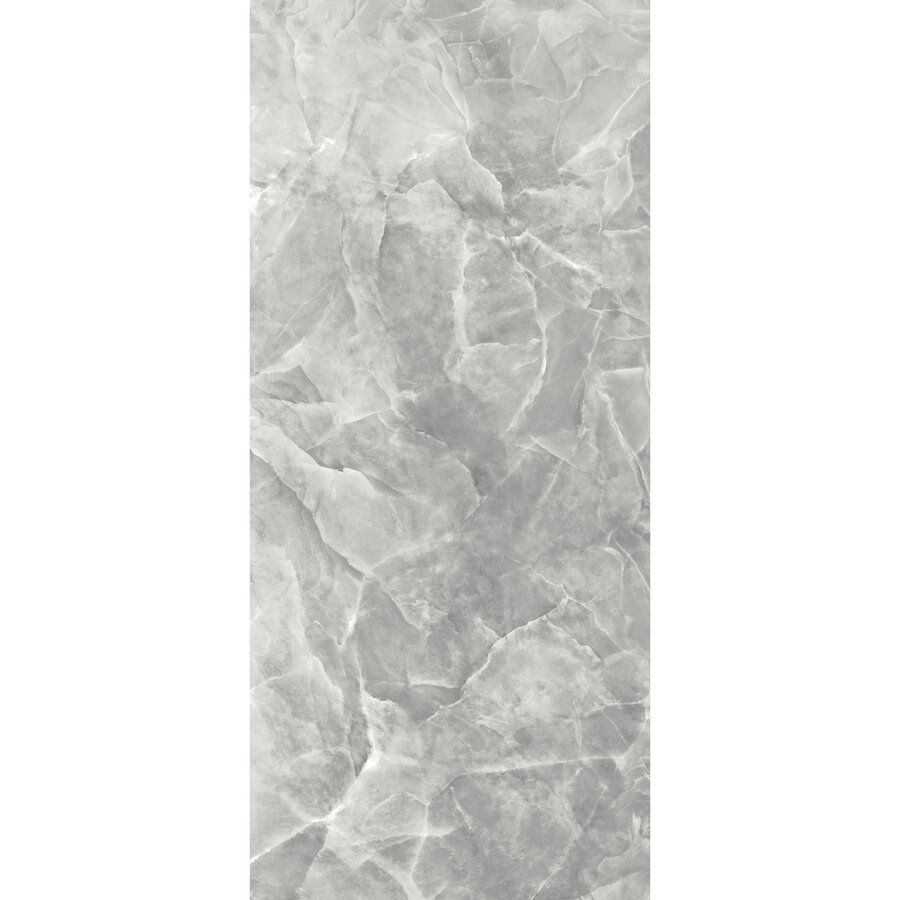 Vloer- en Wandtegel Energieker Ekxtreme 120x280 cm Glanzend Onyx Grey (Prijs per Tegel)
