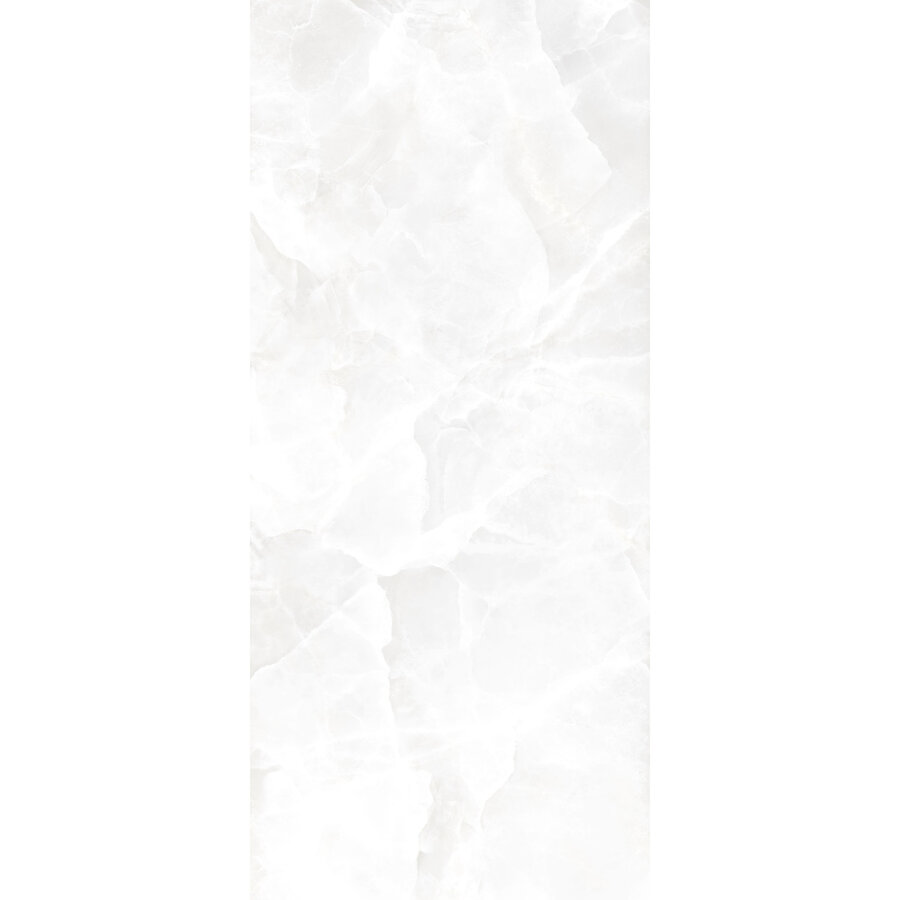 Vloer- en Wandtegel Energieker Ekxtreme 120x280 cm Glanzend Onyx White (Prijs per Stuk)