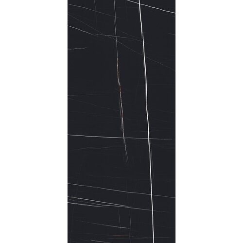 Vloer- en Wandtegel Energieker Ekxtreme 120x280 cm Glanzend Sahara Noir Black (Prijs per Tegel) 