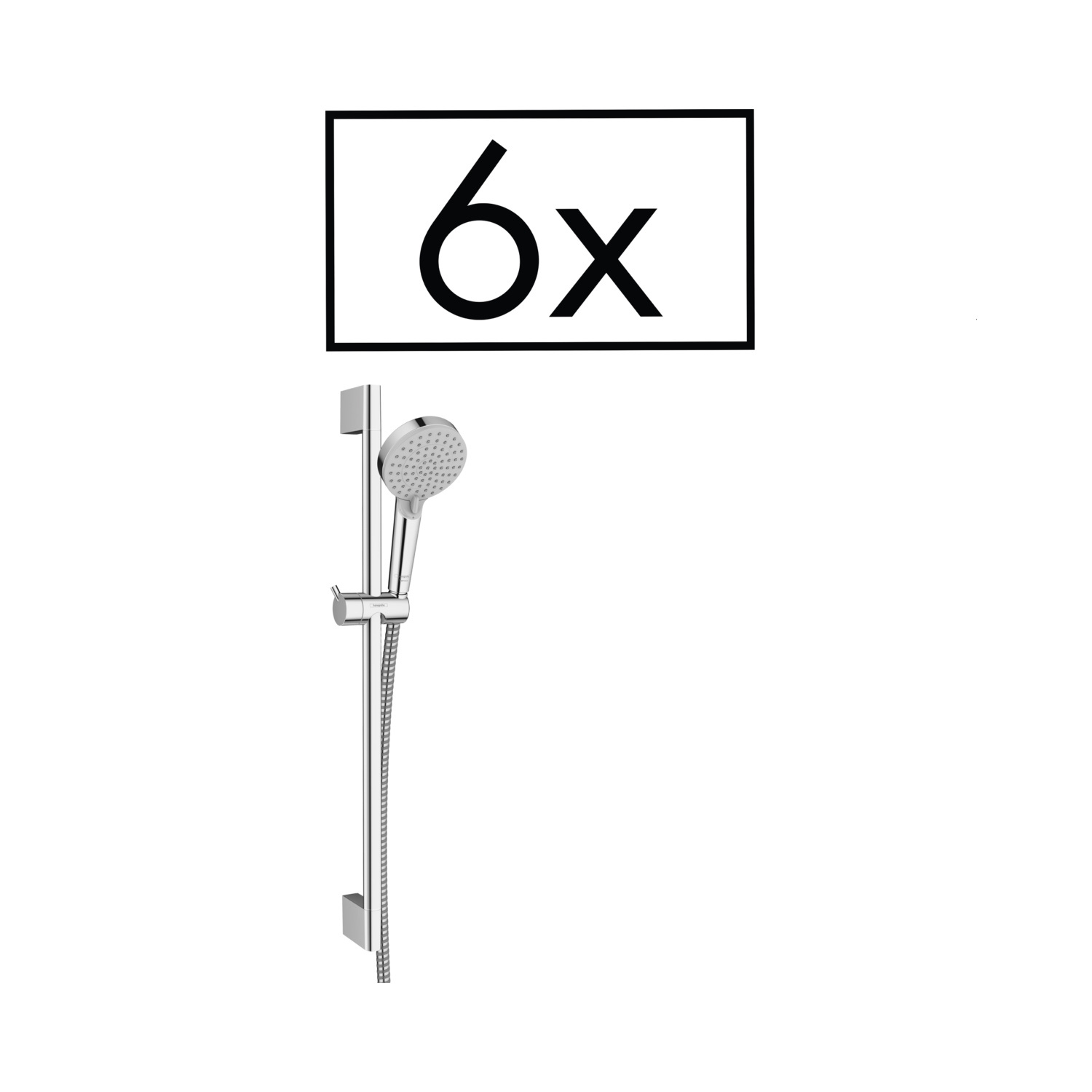 Doucheset HansGrohe Vernis Blend 2 Jet Glijstang 65 cm Project Pack