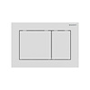 Geberit Drukplaat Geberit Omega 30 voor 2-toets Spoeling met Witte Designstroken Mat Wit