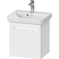 Wastafelonderkast Duravit No.1 Met 1 Deur Links 44x38.6x47.8cm Met Geïntegreerde Greep Mat Wit