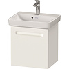 Wastafelonderkast Duravit No.1 Met 1 Deur Rechts 44x38.6x47.8cm Met Geïntegreerde Greep Mat Wit