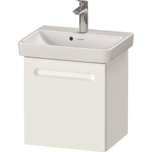 Wastafelonderkast Duravit No.1 Met 1 Deur Rechts 44x38.6x47.8cm Met Geïntegreerde Greep Mat Wit 