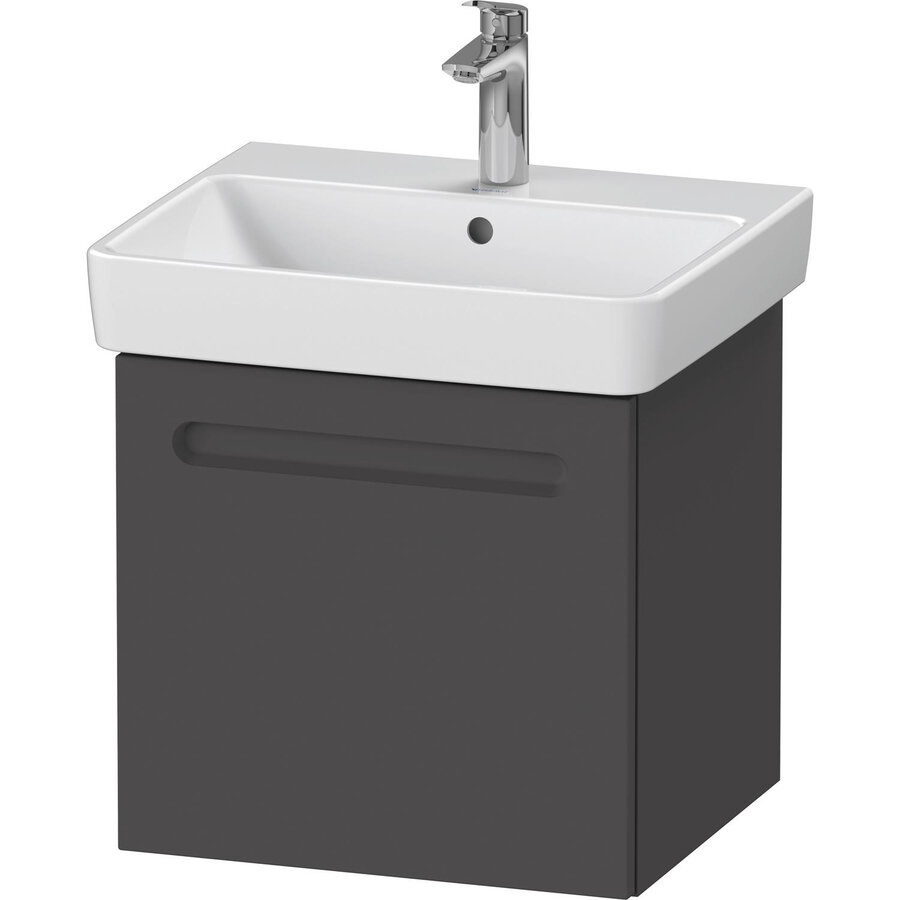 Wastafelkast  Duravit No.1 Met 1 Lade 49x42.6x47.8cm Met Geïntegreerde Greep Mat Grafiet