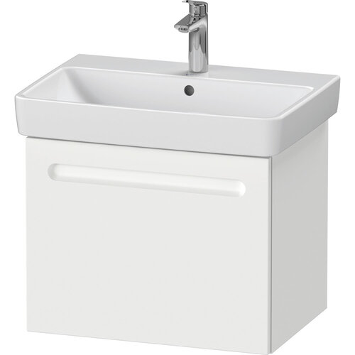 Wastafelkast Duravit No.1 Met. 1 Lade 59x42.6x47.8cm Met Geïntegreerde greep Mat Wit 