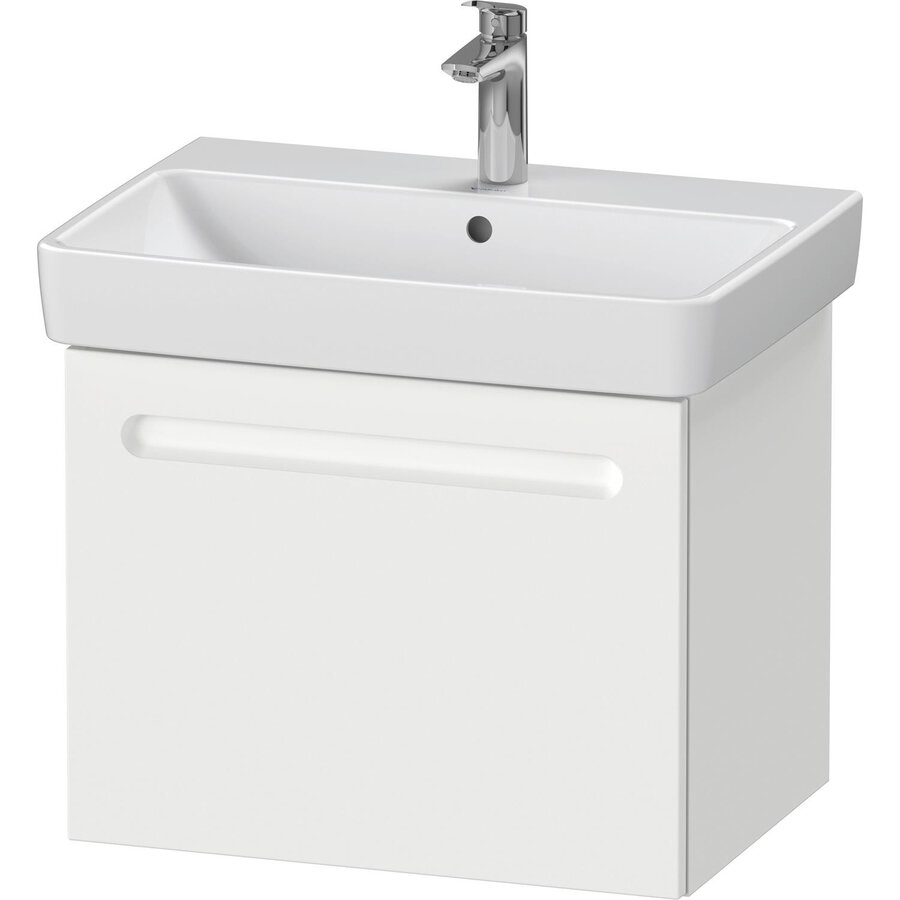 Wastafelkast Duravit No.1 Met. 1 Lade 59x42.6x47.8cm Met Geïntegreerde greep Mat Wit