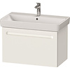 Wastafelkast Duravit No.1 Met 1 Lade 74x42.6x47.8cm  Met Geïntegreerde Greep Mat Wit