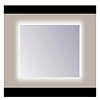 Sanicare Spiegel Sanicare Q-Mirrors 60x60 cm PP-Geslepen Vierkant Met Rondom LED Warm White en Afstandsbediening incl. ophangmateriaal