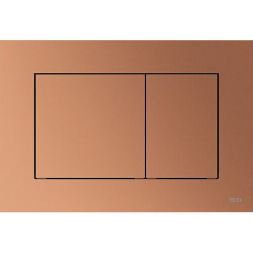 Bedieningsplaat TECE Loop Met Duospoeltechniek Kunststof Geborsteld Rood Brons 