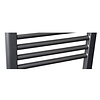 Sanicare Sanicare design radiator midden aansluiting recht 160 x 60 cm. Gunmetal