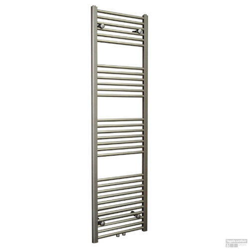 Radiator Sanicare Snode Met Wifi 172 x 45 cm Inox-Look Met Thermostaat Zwart 