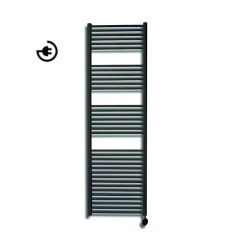 Radiator Sanicare Snode Met Wifi 172 x 45 cm Mat Zwart Met Thermostaat Zwart 