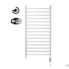 Sanicare Radiator Sanicare Qubic Met Wifi 126,4 x 60 cm Wit Met Thermostaat Zwart