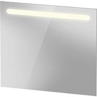 Spiegel Duravit No.1 Met Horizontale LED Verlichting 80x3.5x70cm Mat Wit
