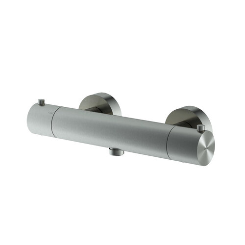 Douchemengkraan Hotbath Archie Thermostatisch met 1/2" Doucheslang Onderaansluiting RVS316 