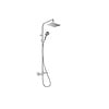 Hansgrohe Regendouche set HansGrohe Vernis Shape Showerpipe 230 1 Jet met Douchethermostaat Chroom