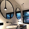 Martens Design Badkamerspiegel Rond Martens & Meijer Miami Beach Zwart Incl Indirecte Verlichting & Verwarming