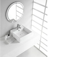 Wiesbaden Larx wastafel 460x460x165mm