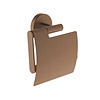 Wiesbaden Toiletrolhouder Wiesbaden Alonzo Met Klep Geborsteld Brons Koper