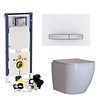 Geberit Geberit Sigma 8 (UP720) Toiletset set45 Mudo Rimless Met Sigma 50 Drukplaat