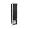 Reserve Toiletrolhouder Inbouw AQS Geborsteld Gunmetal Torelaat
