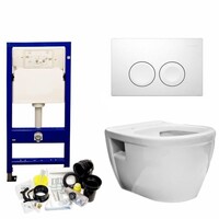 Up100 Toiletset 07 Aqua Splash Prio Rimfree Met Drukplaat