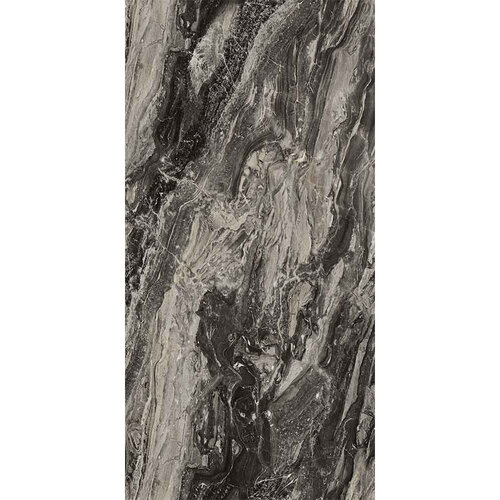 Wandpaneel Isodeco Pretoria Marble 120x260 cm SPC Mat Zwart/Grijs (Prijs per Plaat) 