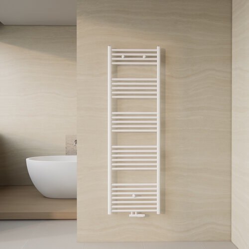 Designradiator Nile Gobi 160x50cm 721W Wit (Midden/zij-aansluiting) 