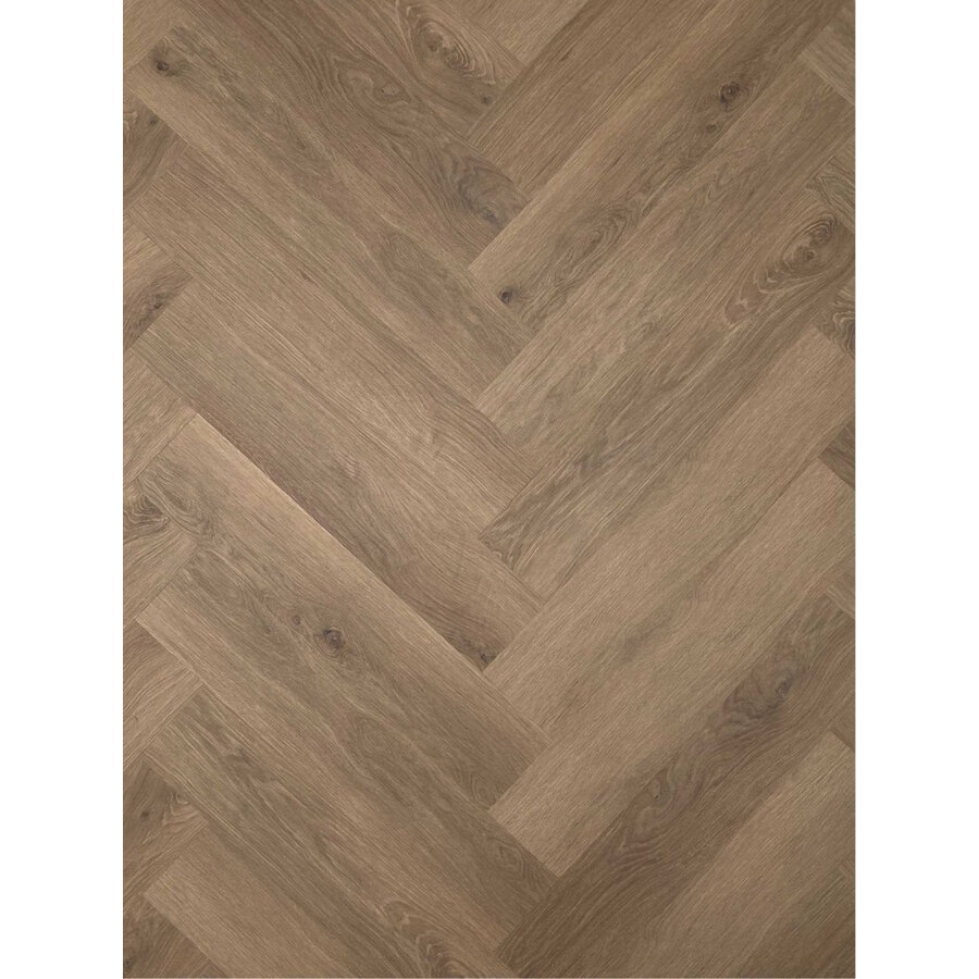 Plak PVC EKO Herringbone collection 12,2 x 61 x 0,25 cm Visgraat Rijn (Doosinhoud: 1,79 m2)