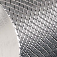 Regendoucheset Opbouw Brauer Brushed Carving 30 cm Thermostatisch met Staaf Handdouche Geborsteld RVS