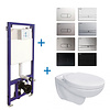 BWS Toiletset Budget Set 01 Basic Pro Randloos Wit Met BWS Drukplaat