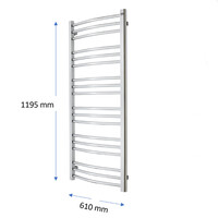 Designradiator TVS Nemo Wit 119.5 x 61 cm