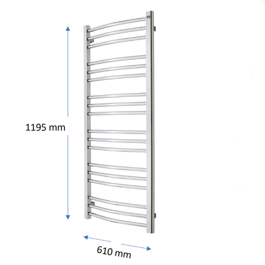 Designradiator TVS Nemo Wit 119.5 x 61 cm